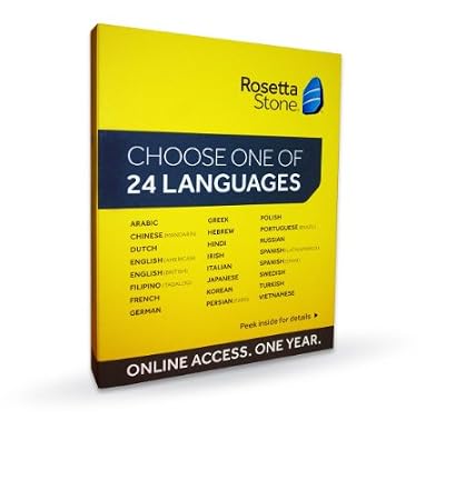 Rosetta Stone 12 Month Online Access