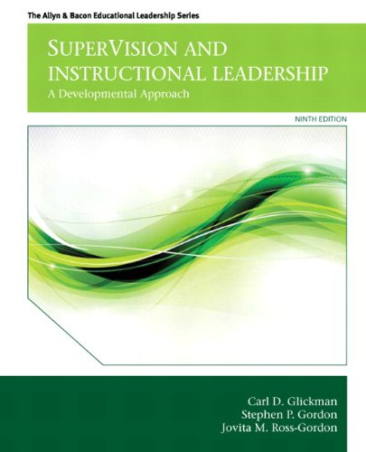 SuperVision and Instructional Leadership A Developmental Approach 9th Edition  Allyn  Bacon Educational Leadership132852136 : image