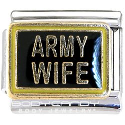 Army Wife Italian Charm