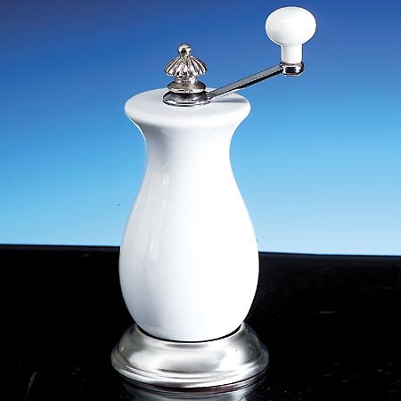 Godinger PORCELAIN PEPPER MILL