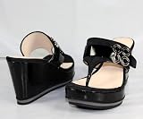 Coach Gypsy Patent Leather Wedge