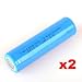 Neewer 2x UltraFire 18650 3.7V 2400mAh Rechargeable Lithium Li-ion Battery