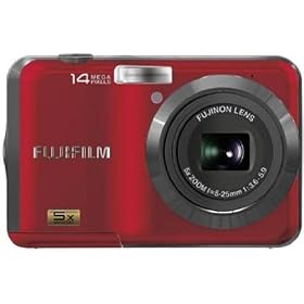 Fujifilm FinePix AX250 Digital Camera - Red (14MP, 5x Optical Zoom) 2.7 inch LCD