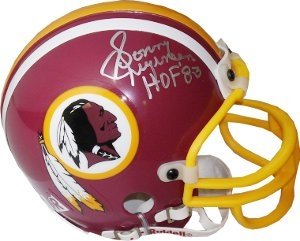 Sonny Jurgensen Autographed/Hand Signed Washington Redskins Replica Mini Helmet HOF 83