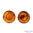 MURANO GLASS Made in Italy Stylish Stud Earrings Beautifully Crafted in 24K Two tone Murano Glass and 925 Sterling silver. Total item weight 5.0g