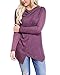 ChongXiao Womens Fashion Slash Shawl Long Sleeve Cardigan Blouse Tops Sweatershirt