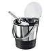 Oggi Double Wall Ice Bucket with Flip Lid and Stainless Ice Scoop