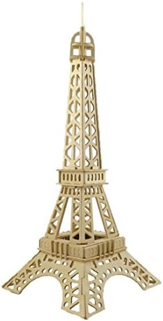 3D Wooden Jigsaw Puzzle, Eiffel Tower 3D Jigsaw Puzzle for Kids and Adult