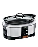 Crock-Pot SCCPBP600-P 6-Quart Oval Programmable Designer Slow Cooker, Polished Stainless Steel