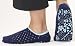 All Products : Skidders Women's Gripper Socks - Navy/Multi Color Polka Dots