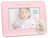 Pink First Birthday Picture Frame