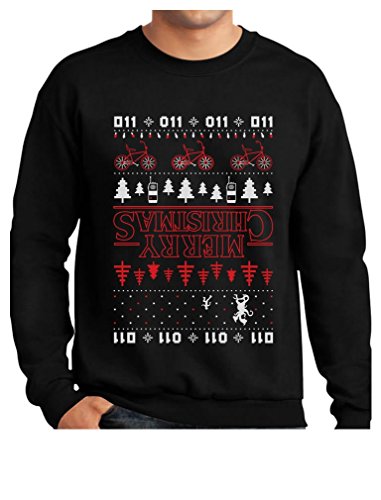 TeeStars - Merry Christmas The Upside Down Ugly Christmas Sweatshirt