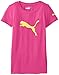 PUMA Big Girls' Short Sleeve Core Tee Shirt, Pink Glo, 12-14 (Large)
