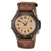 Mens Forester Casual Watch, Brown Cloth/Velcro Band - FT500WVB-5BV