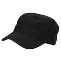 Flat Top Army Cap-Black W32S38E