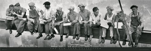 GB eye Ltd, New York, Men on Girder, Door Poster, (53x158cm) DP0007