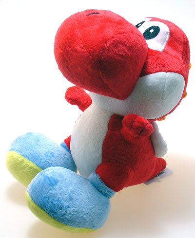 Childrens Toyshop  Toys : Super Mario Brothers Yoshi Red Ver 10-inch Plush