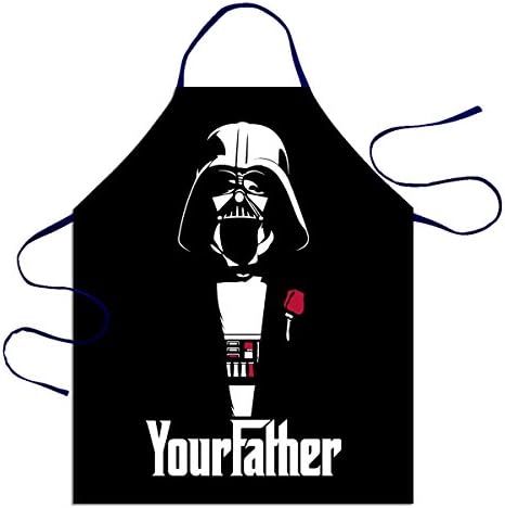 Huarda Fashion Personalized Customs Star War 100% Polyester Unisex Kitchen Aprons for Cooking