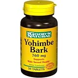 Good'n Natural - Yohimbe Bark 760 mg 50 Tablets