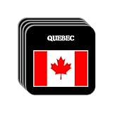 Canada - QUEBEC Set of 4 Mini-Mousepad Coasters
