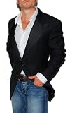 Polo Ralph Lauren RRL Mens Black Tux Tuxedo Sport Coat Blazer Jacket Italy 42L