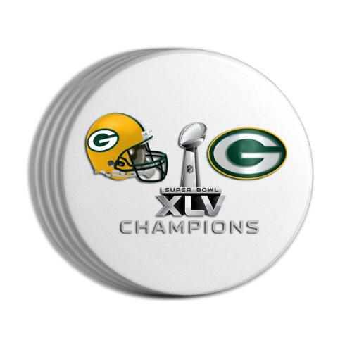 NFL Super Bowl XLV Champions 4-Pack Coasters
