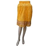 Handmade Block Printed Cotton Skirts With Adustable Doori, Bells (Free Shipping) Skrt0016