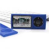 Premium Durable Blue Skin Silicon Skin Cover Case Protector for Apple iPod Nano 5th Generation 8GB 16GB ( 8 GB 16 GB ) Includes a 4-Inch Determination Hand Strap