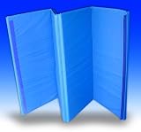 POWER SERIES 1-1/4 THICK FOLDING GYM MATS, 2' WIDE PANELS [VELCRO 2, 4' X 6']