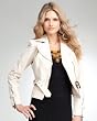 bebe Belted Peplum Jacket