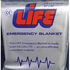 Foil Survival Emergency Blanket (Pack of 5)