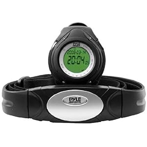 Pyle Sports Heart Rate Monitor Watch with Minimum, Average Heart Rate, Calories, Target Zones