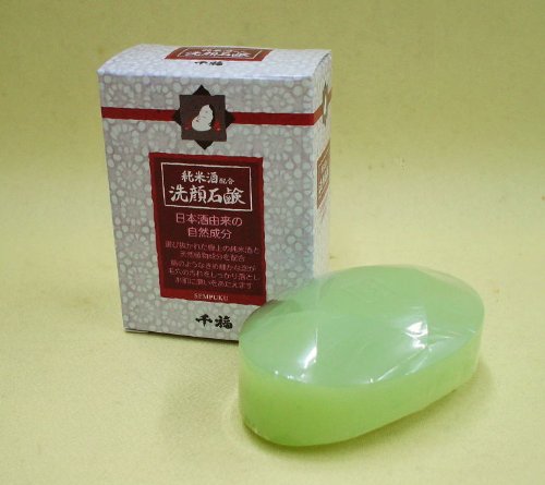 千福 千福 纯<em>米酒</em>がはいった<em>洗</em>颜石けん 80g 洗