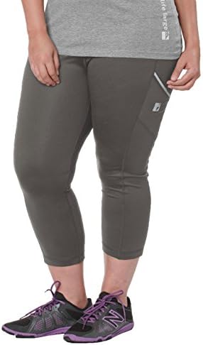 Live Life Large Women's Technical Workout Tight (4X (24-26), Charcoal)