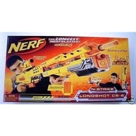 NERF N-Strike Longshot CS-6 Blaster YELLOW version