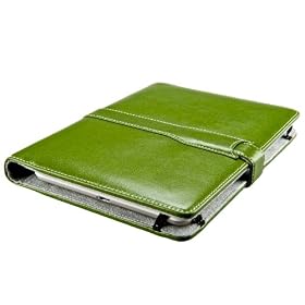 M-Edge Prodigy Genuine Leather Kindle Jacket with Hinge (Fits 6″ Display, Latest Generation Kindle), Jade Green