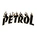 WallDesign Petrol Fuel Tank Car Sticker Copper Flames RS.130.00