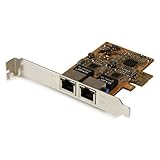 StarTech.com Dual Port PCI Express Gigabit Ethernet NIC Network Adapter Card (ST1000SPEXD3)