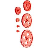 Ajax Scientific 7 Piece Plastic Gear and Bushing Set