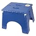 B&R Plastics 101-6B-BLUE EZ Foldz Step Stool
