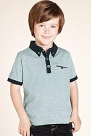Autograph Cotton Rich Striped Polo Shirt