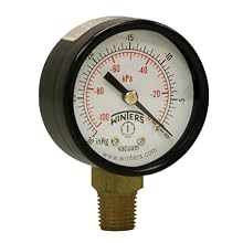 Winters PEM Series Steel Dual Scale Economy Pressure Gauge