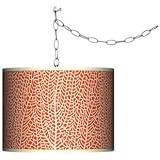 Stacy Garcia Seafan Coral Giclee Plug-In Swag Chandelier