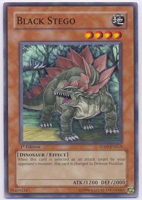 Yu-Gi-Oh! - Black Stego SD09-EN013 Common - Dinosaur's Rage Structure Deck