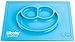 Placemat and Plate Suction Silicone by Lilbaby (Smiley Face, Light Blue)