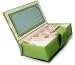 Large Green Lizard Skin Jewellery Box