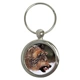 Wolf Key Chain (Round)