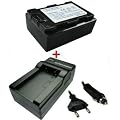 ANGEBOT IM SET: Hochleistungs Kamera Li-Ion Akku + Akku Ladeger�t mit Kfz Adapter f�r Samsung HMX-H305 HMX-H320 HMX-F50 HMX-H200 HMX-H300 HMX-H203 HMX-H204 HMX-H205 HMX-S10 HMX-S15 HMX-S16 SMX-F-40