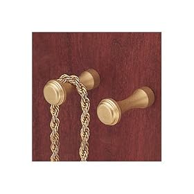 Brusso Solid Brass Necklace Hanger