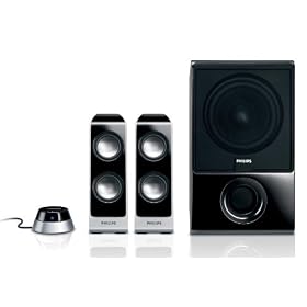 Philips SPA7350 - 2.1-channel PC multimedia speaker system - 100 Watt (Total)